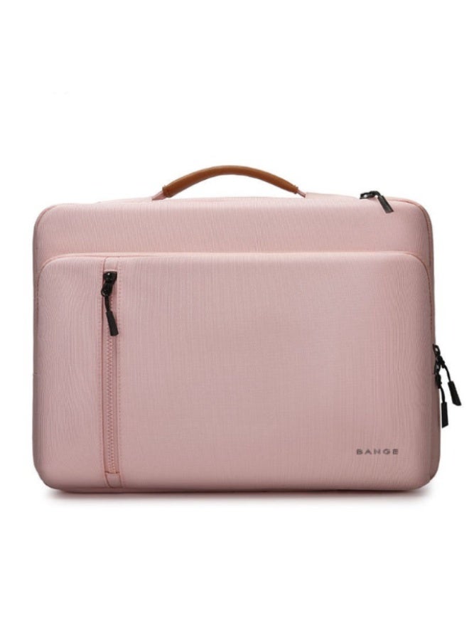 Bange 6802 Pink  New Protective Water Resistant 14 inch Laptop & Mac Book Sleeve With Handle - Image 1